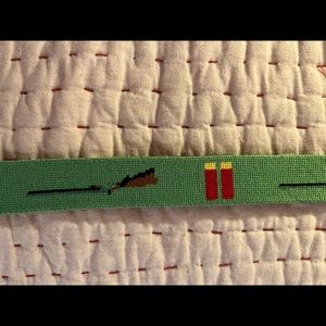 Needlepoint mens belt